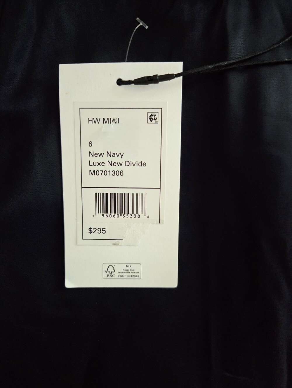 Theory Luxe New Divide Wool Cashmere A Line Mini Skirt Navy Womens Size 6 - Picture 7 of 11